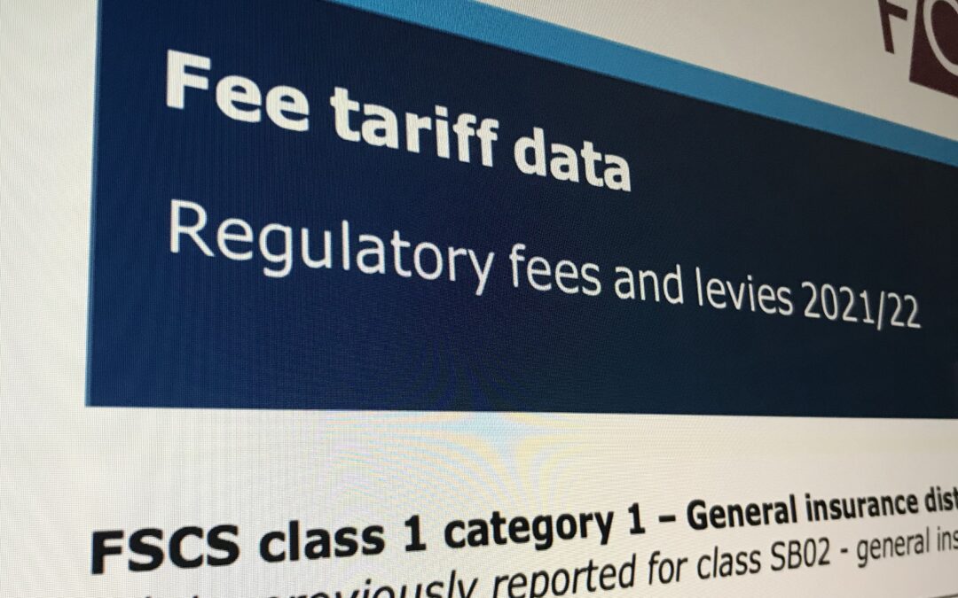 FCA issues guidance to GI firms on FSCS fee tariff data submissions